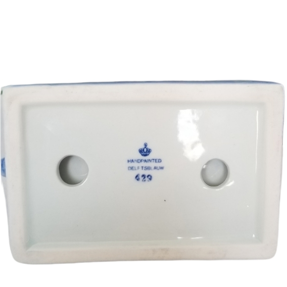 Vintage Handpainted Delft Holland Blue/White Elephant Figure - Picture 5 of 8